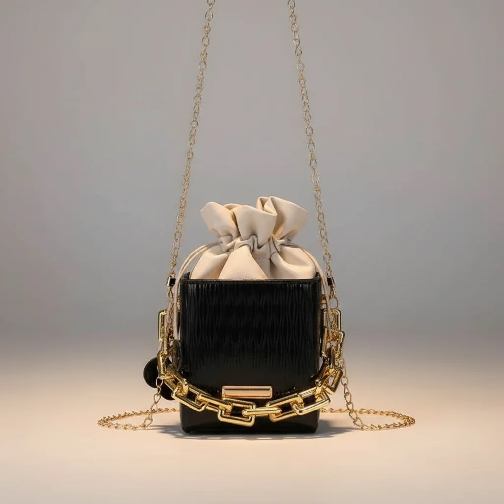 Sac chaine bourse simili cuir tendance