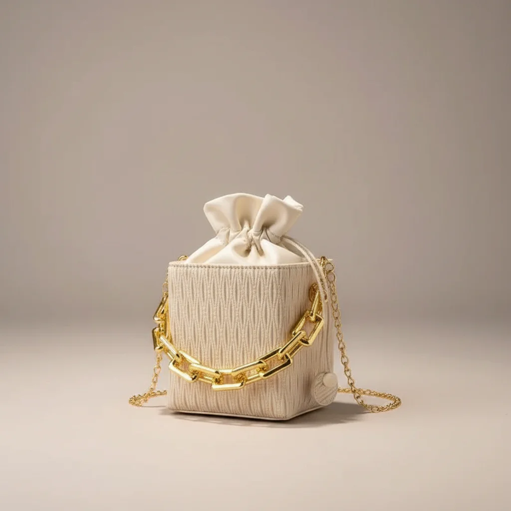 Sac chaine bourse simili cuir tendance – Image 5