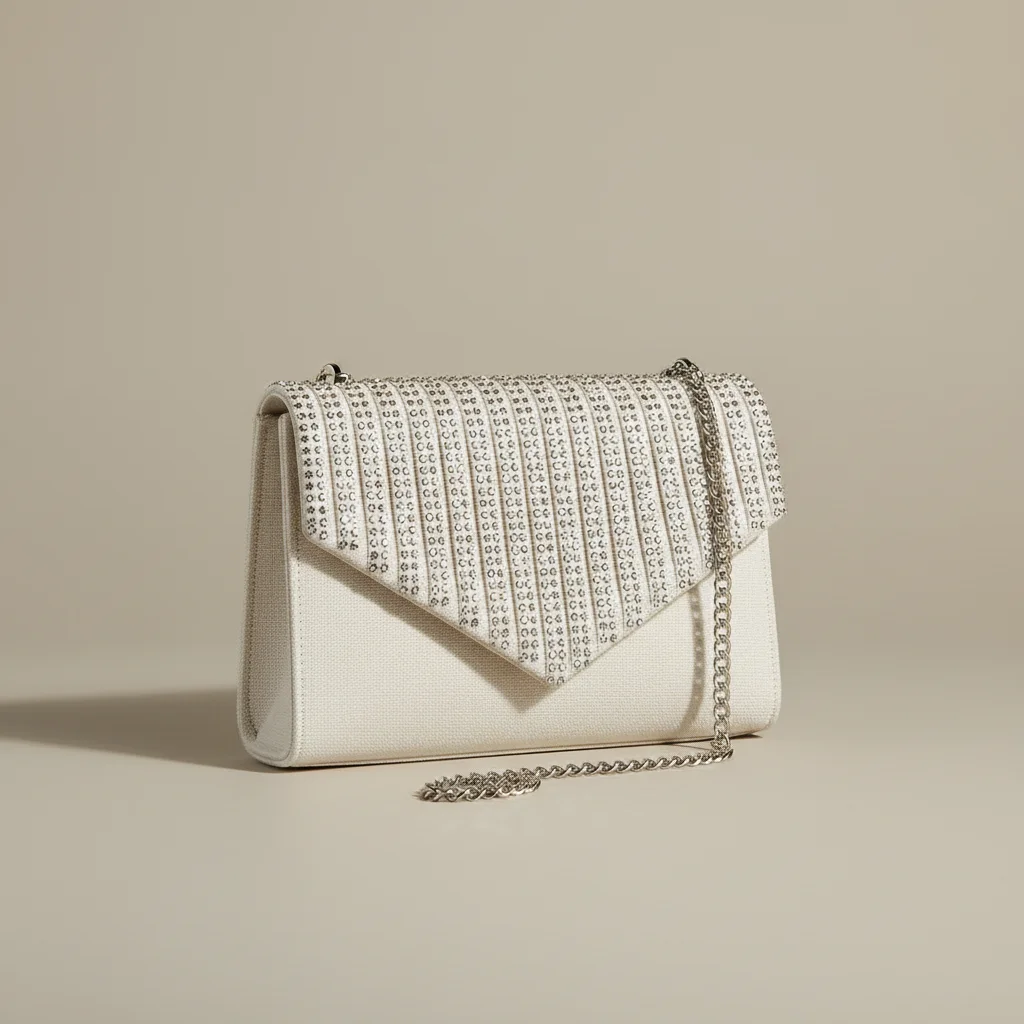 Sac chaine cérémonie compact strassé