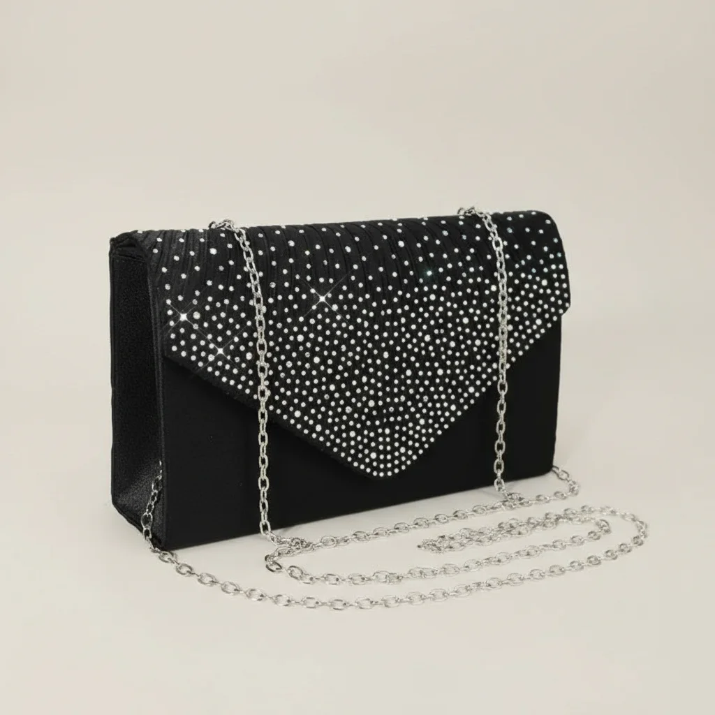 Sac chaine cérémonie compact strassé – Image 10