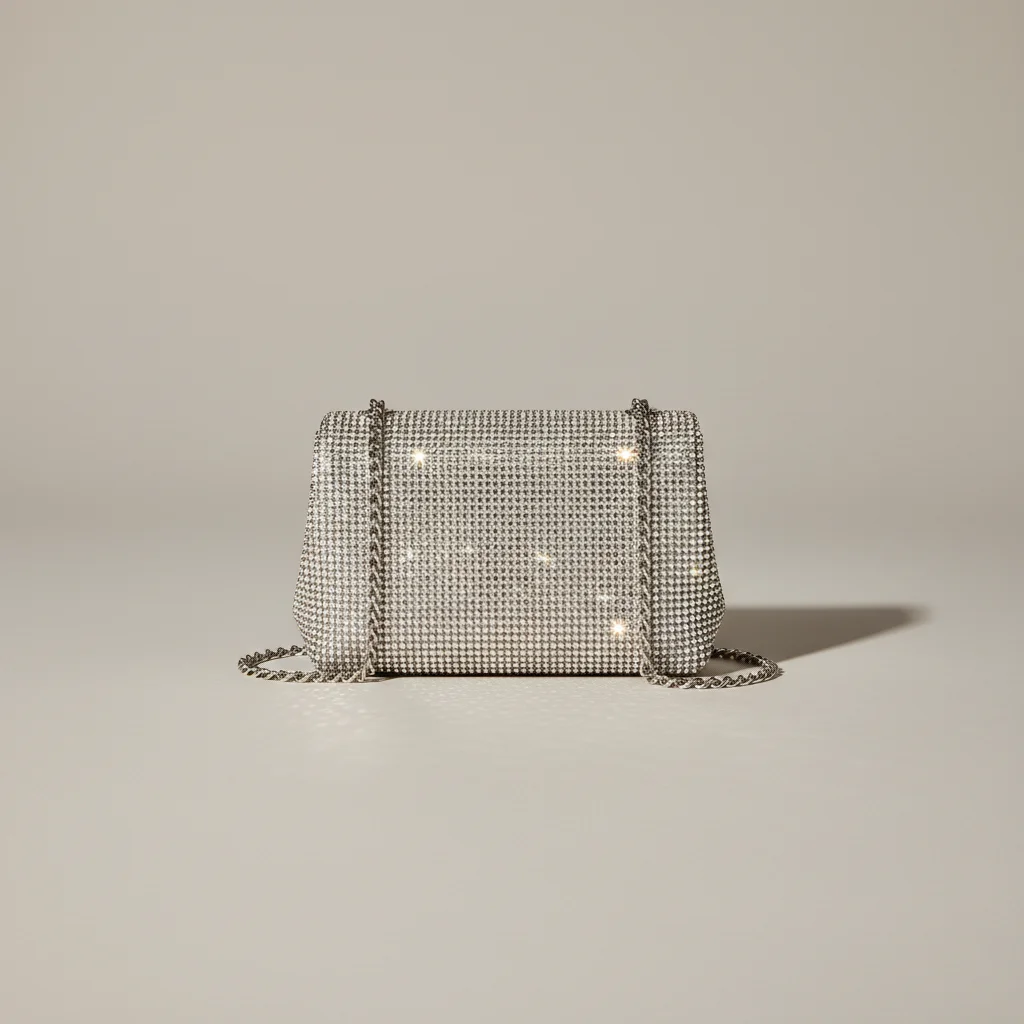 Sac chaine cérémonie compact strassé – Image 12