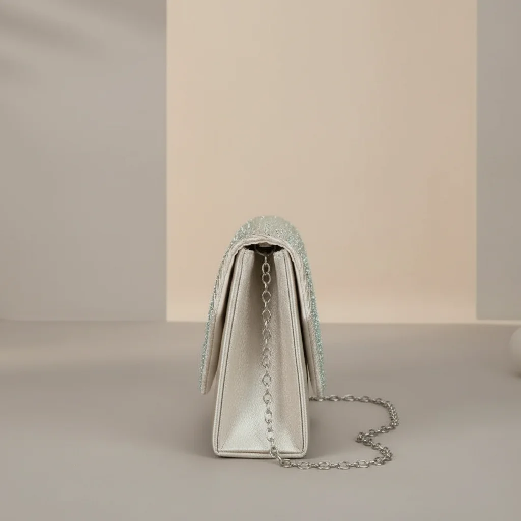Sac chaine cérémonie compact strassé – Image 2