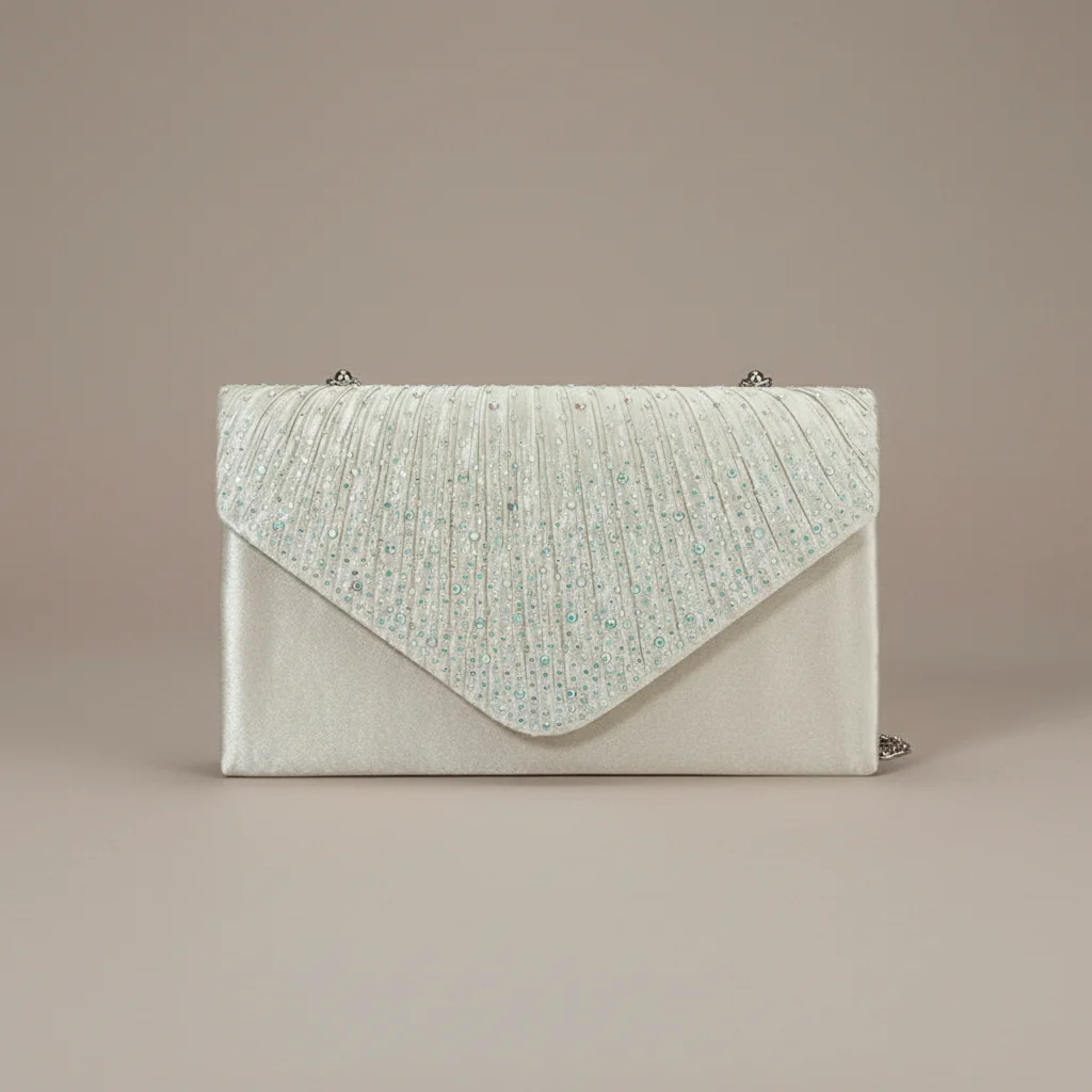Sac chaine cérémonie compact strassé – Image 6