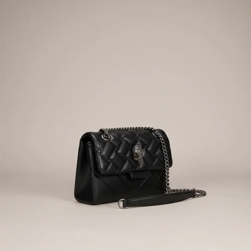 Sac chaine cuir matelassé élégant