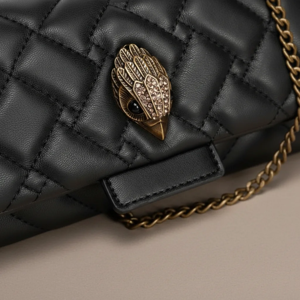 Sac chaine cuir matelassé élégant – Image 6