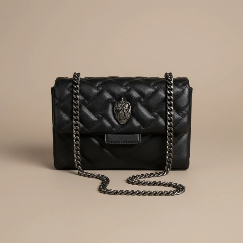 Sac chaine cuir matelassé élégant – Image 7