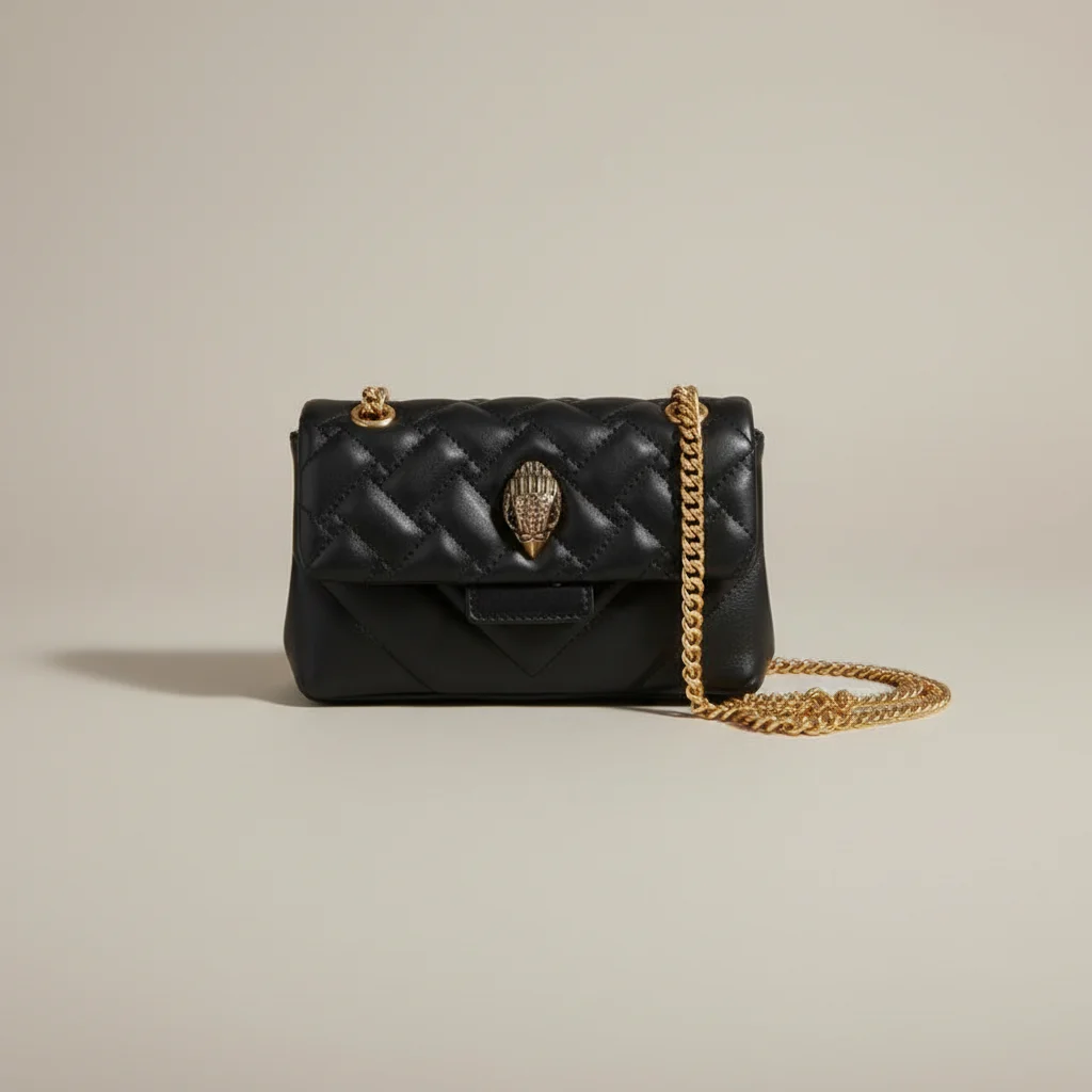 Sac chaine cuir matelassé élégant – Image 8
