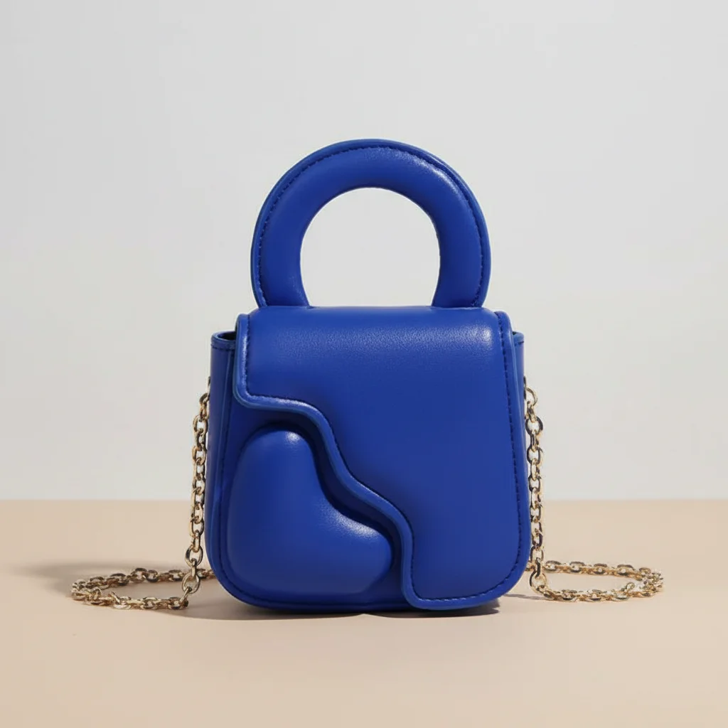 sac chaine forme cœur simili cuir compact – Image 18