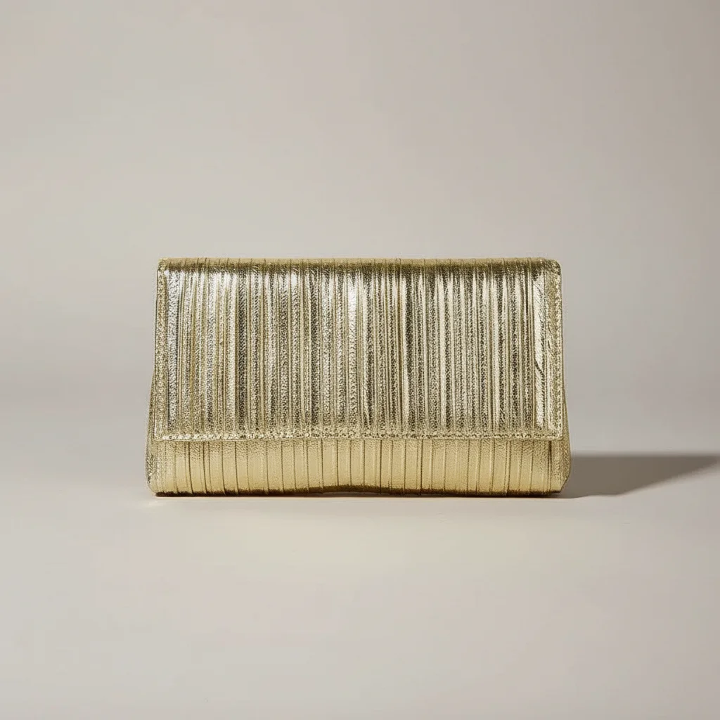 Sac chaine lycra soirée métallisé compact – Image 2