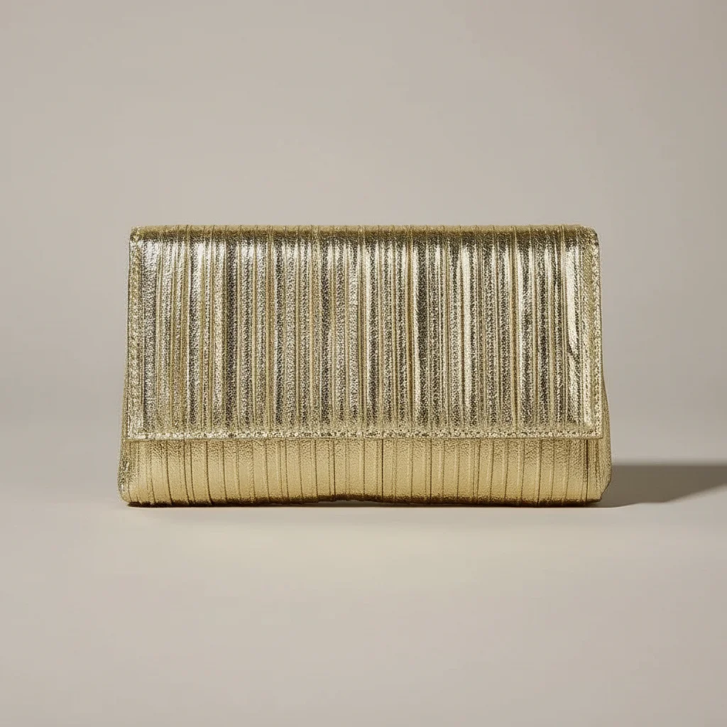 Sac chaine lycra soirée métallisé compact – Image 4