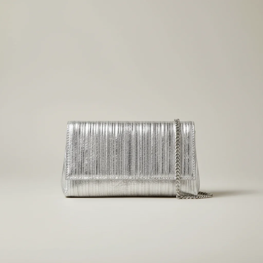 Sac chaine lycra soirée métallisé compact – Image 6