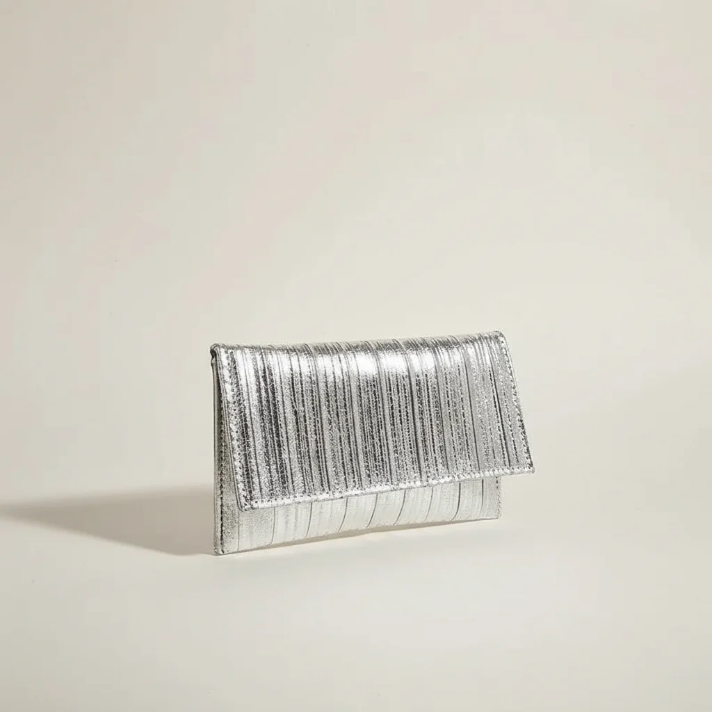 Sac chaine lycra soirée métallisé compact – Image 9