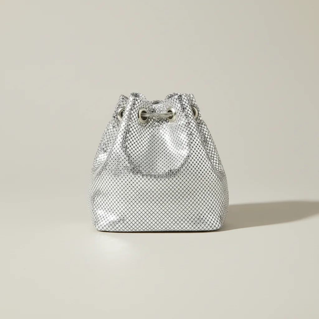 Sac chaine métallisé soirée compact – Image 10