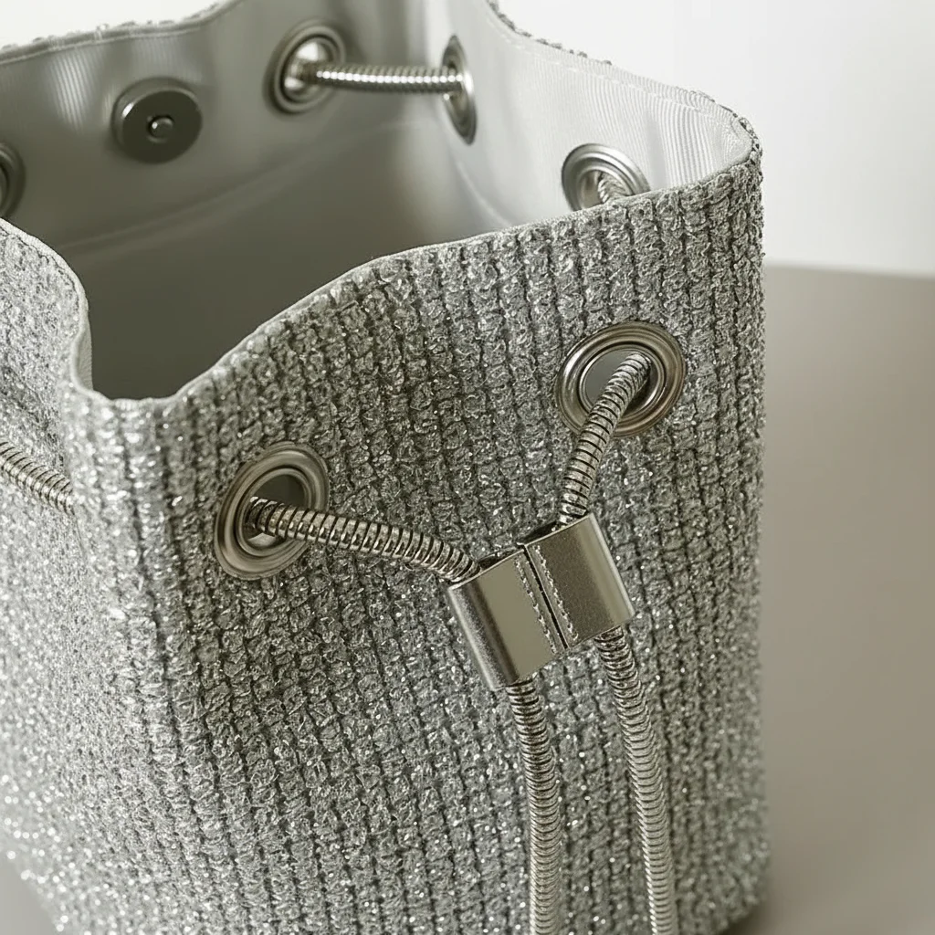 Sac chaine métallisé soirée compact – Image 9