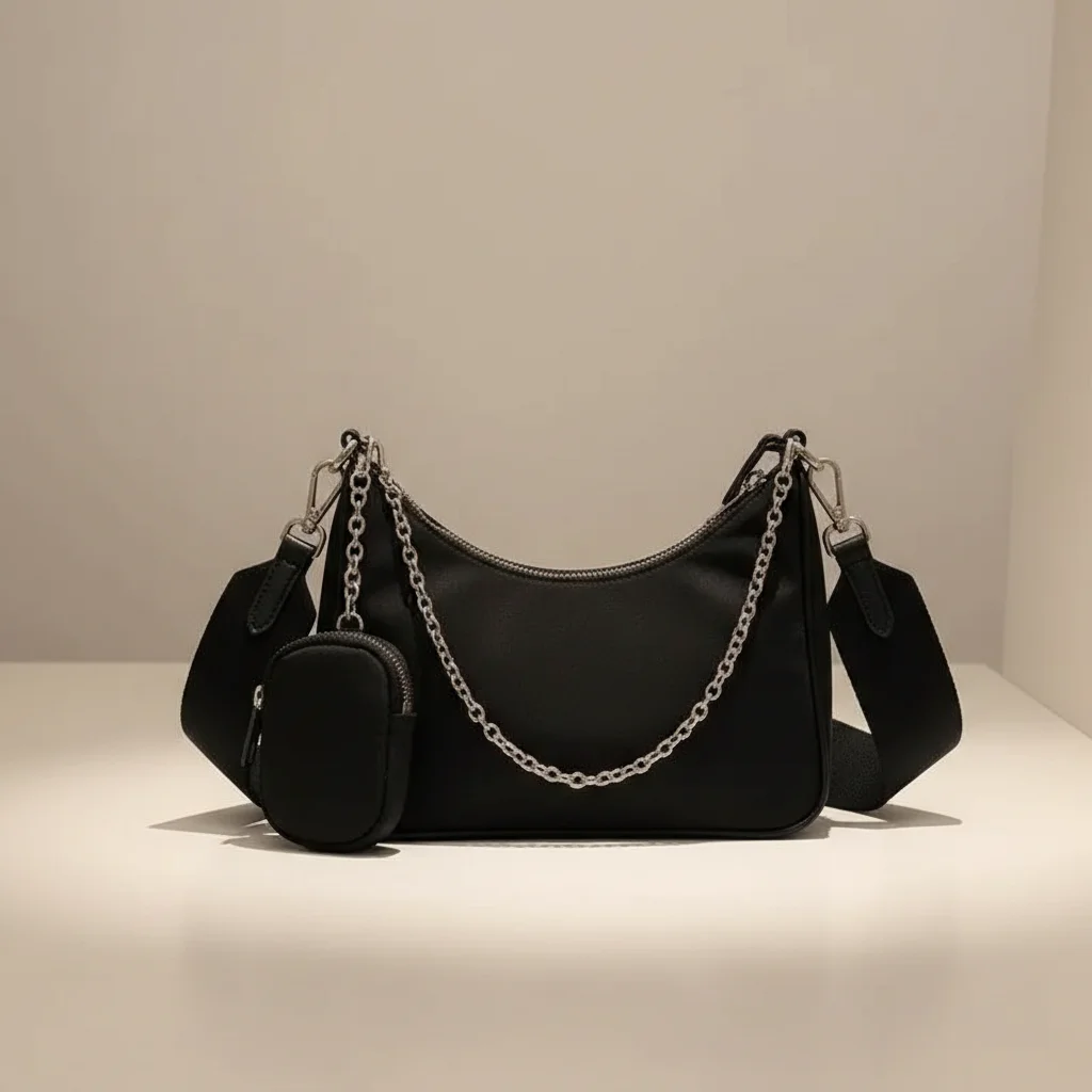 sac chaine nylon quotidien imperméable – Image 2