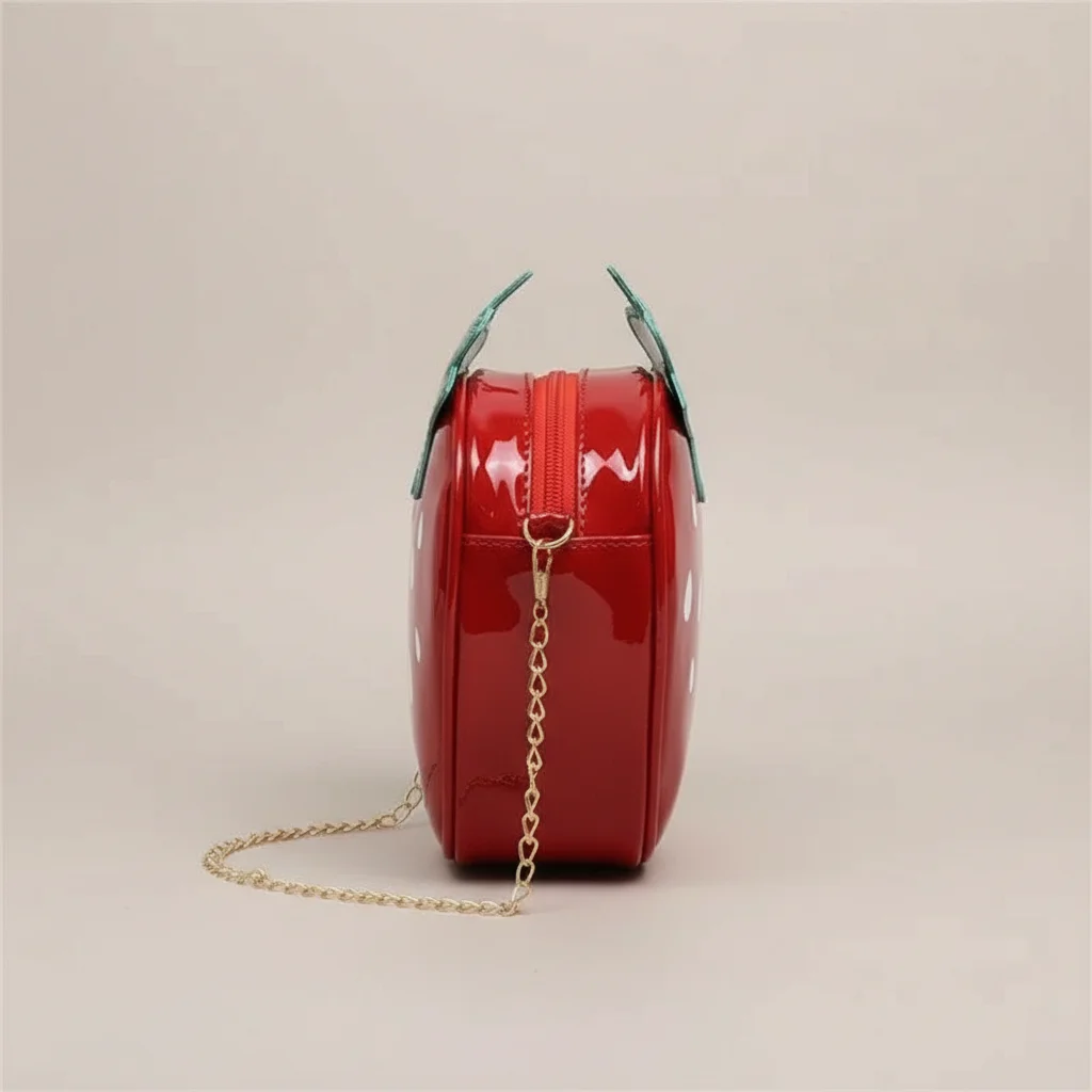 sac chaine original forme fraise pu – Image 2