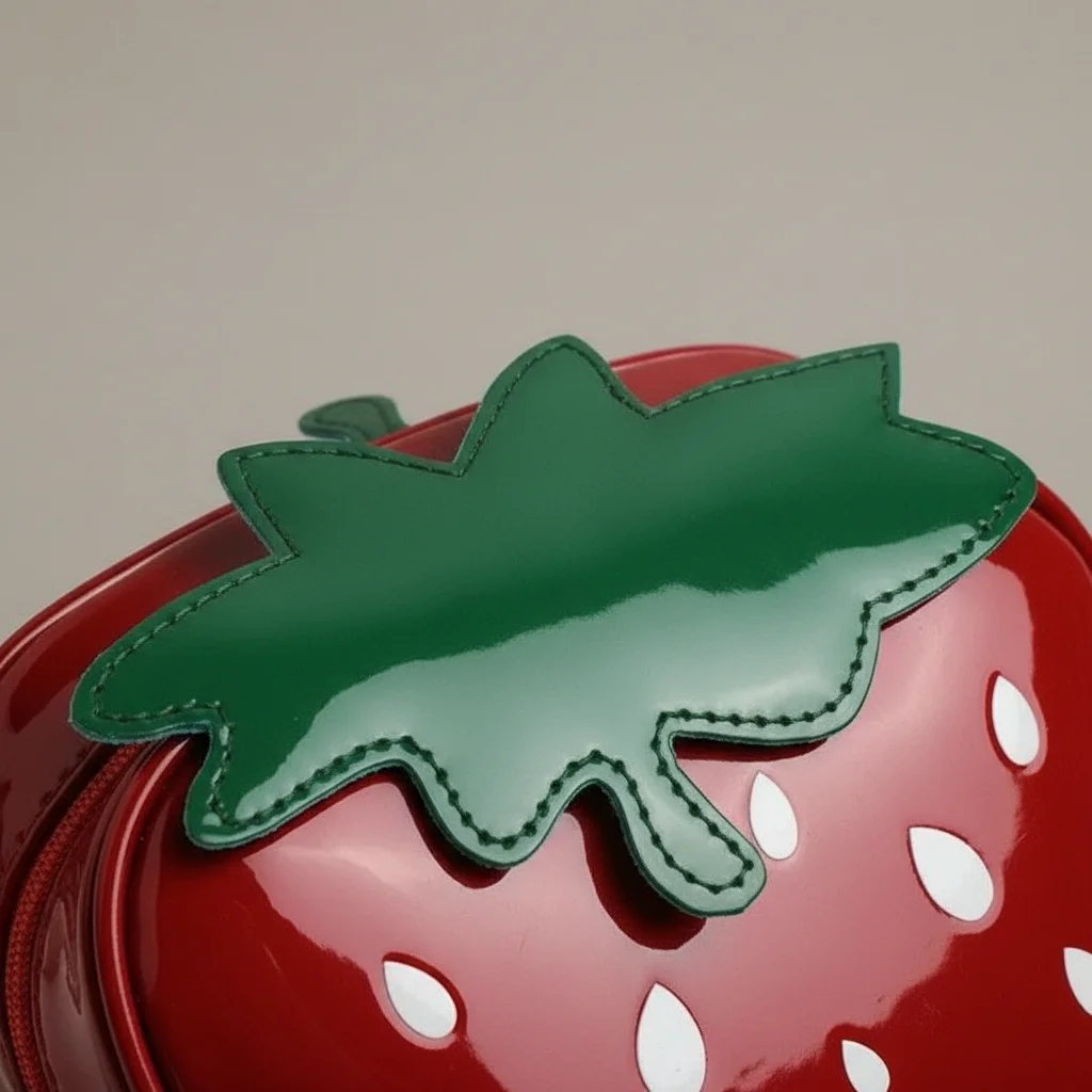 sac chaine original forme fraise pu – Image 8