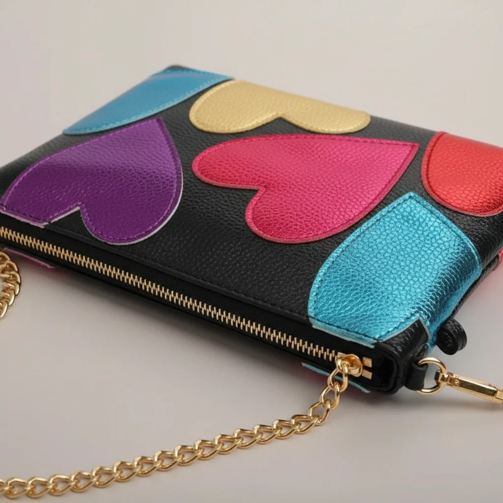 sac chaine original simili cuir multicolore – Image 4