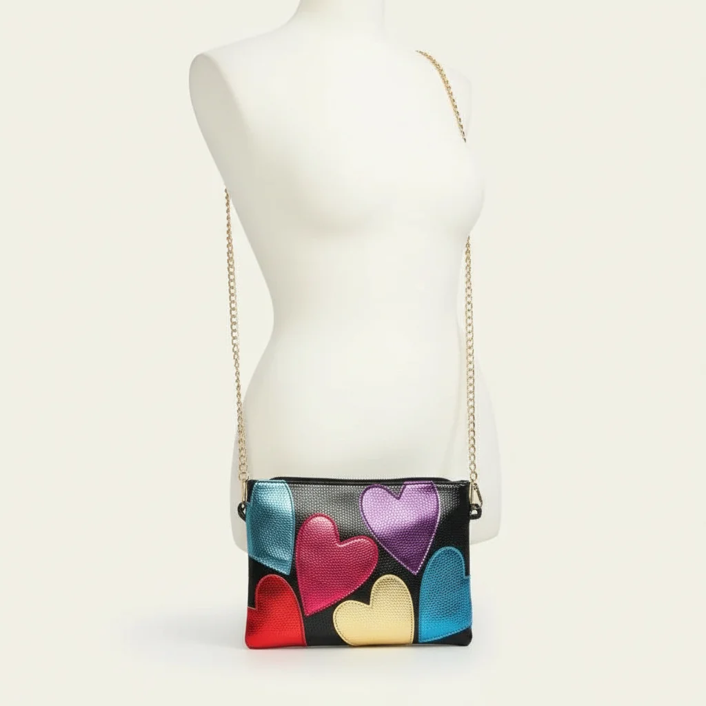 sac chaine original simili cuir multicolore – Image 5