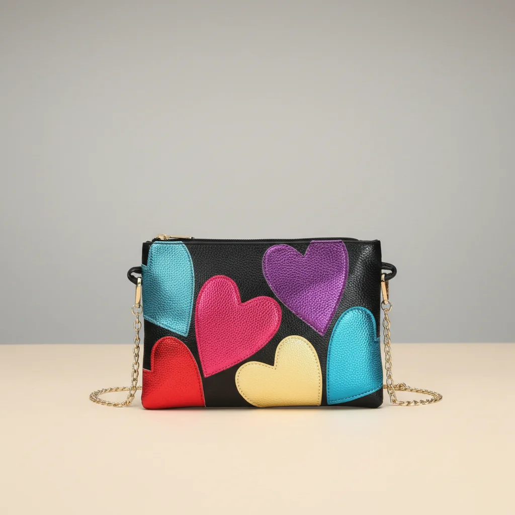 sac chaine original simili cuir multicolore – Image 6