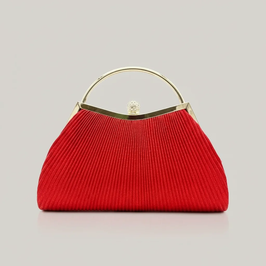 Sac chaine polyester plissé cérémonie – Image 10