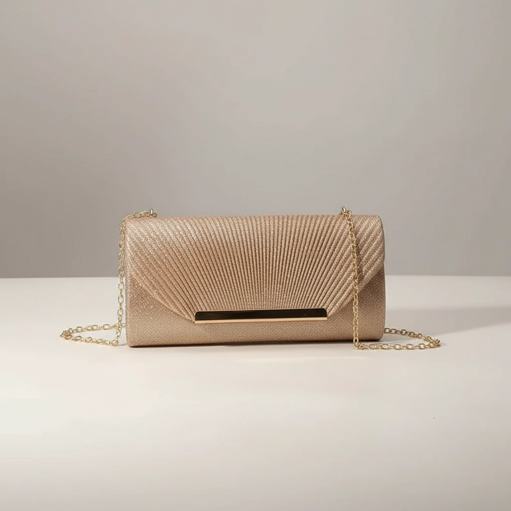sac chaine polyester soirée pailleté