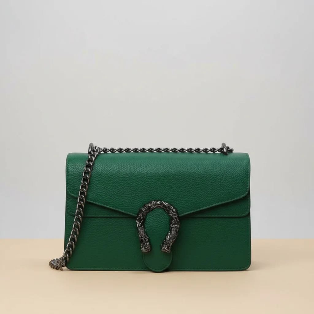 sac chaine rectangulaire pu élégant – Image 6