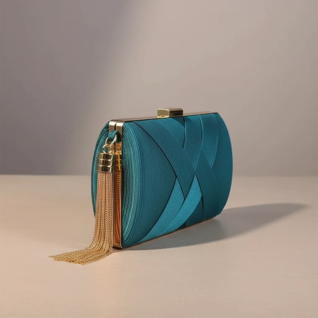 Sac chaine satin soirée compact – Image 2