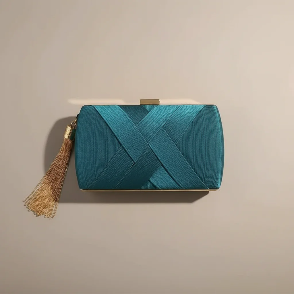 Sac chaine satin soirée compact – Image 3