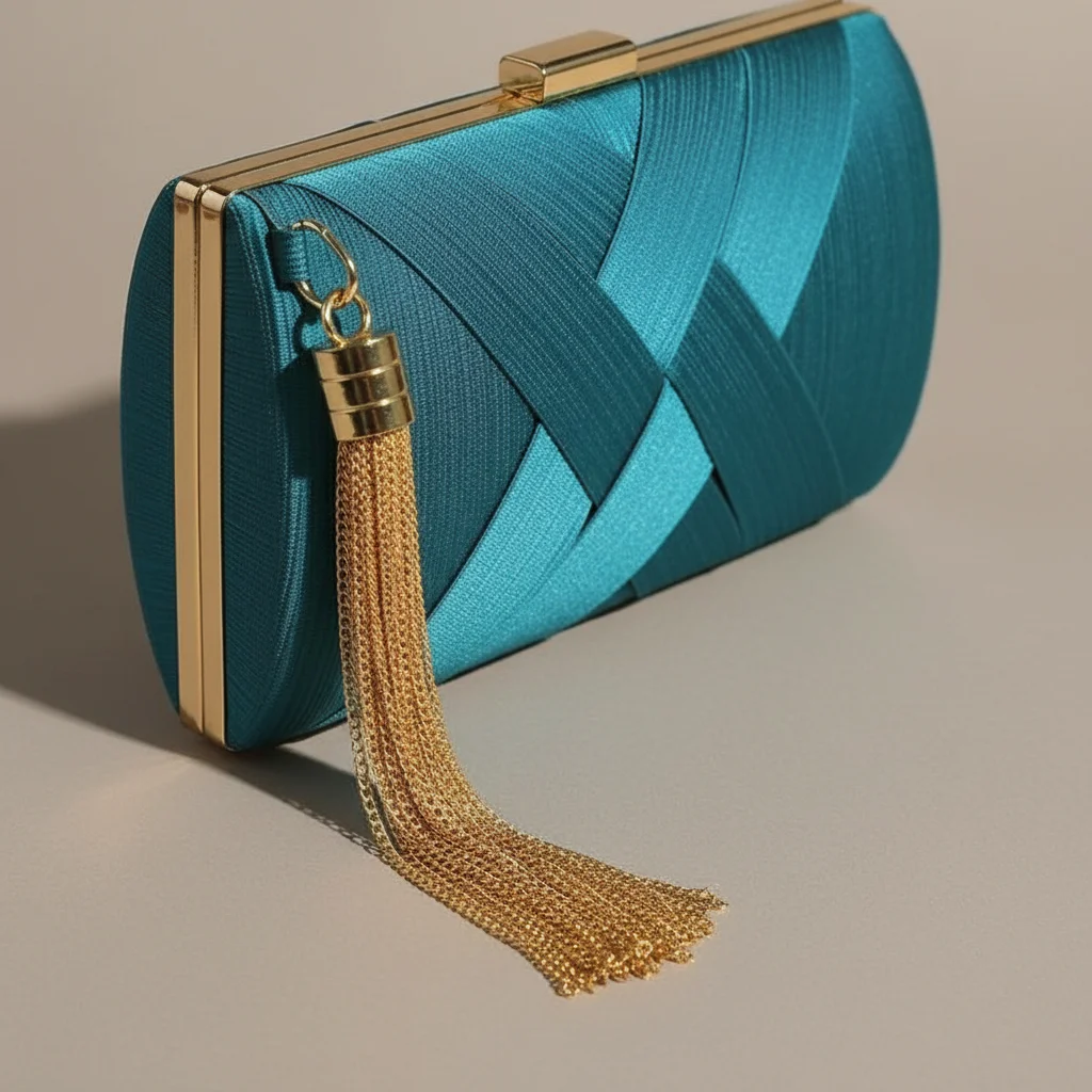 Sac chaine satin soirée compact – Image 4