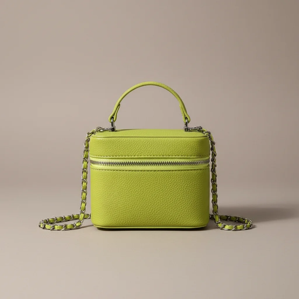 Sac chaine simili cuir format boîte – Image 11