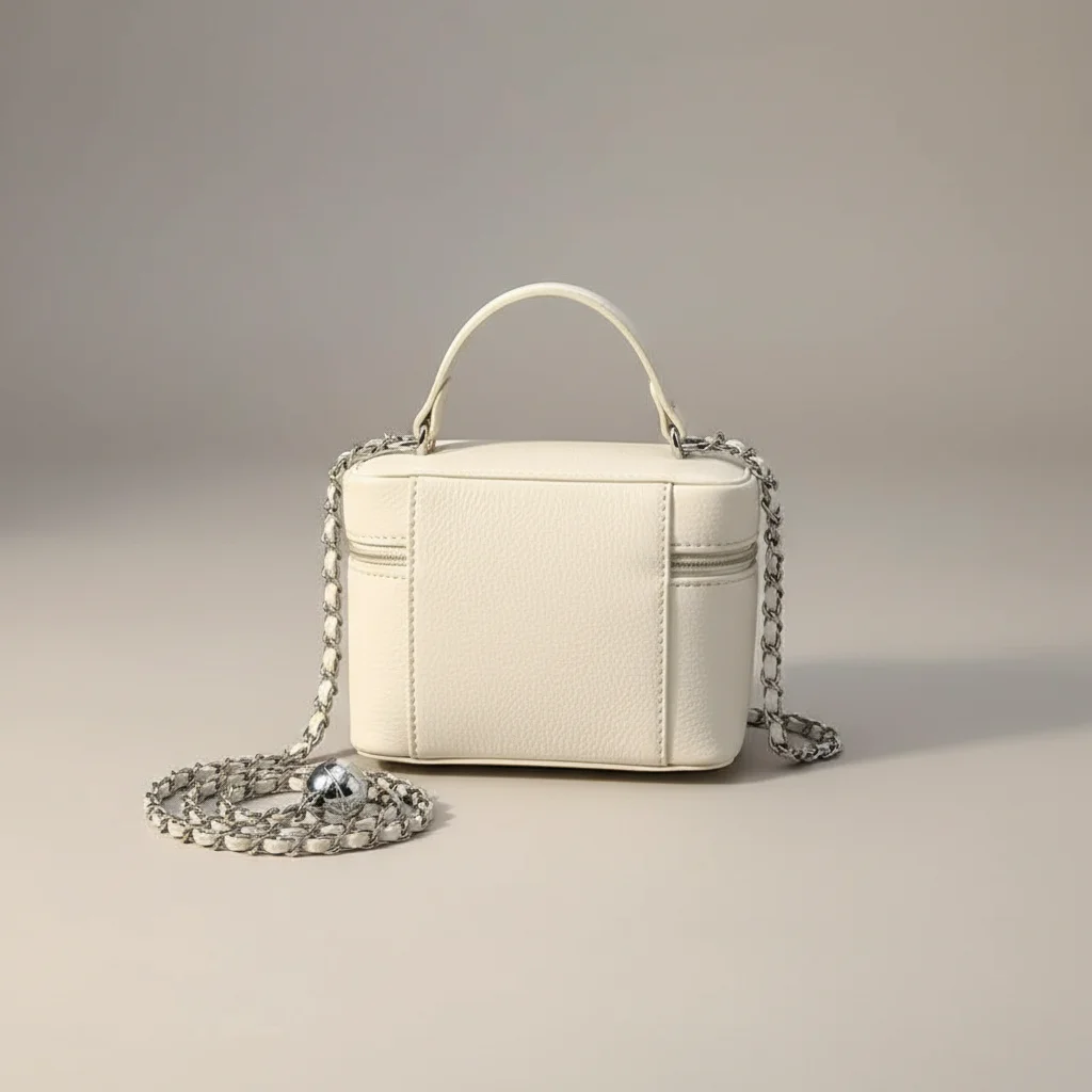 Sac chaine simili cuir format boîte – Image 17