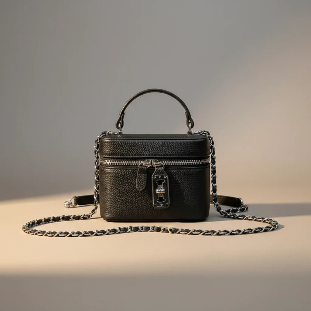 Sac chaine simili cuir format boîte – Image 18