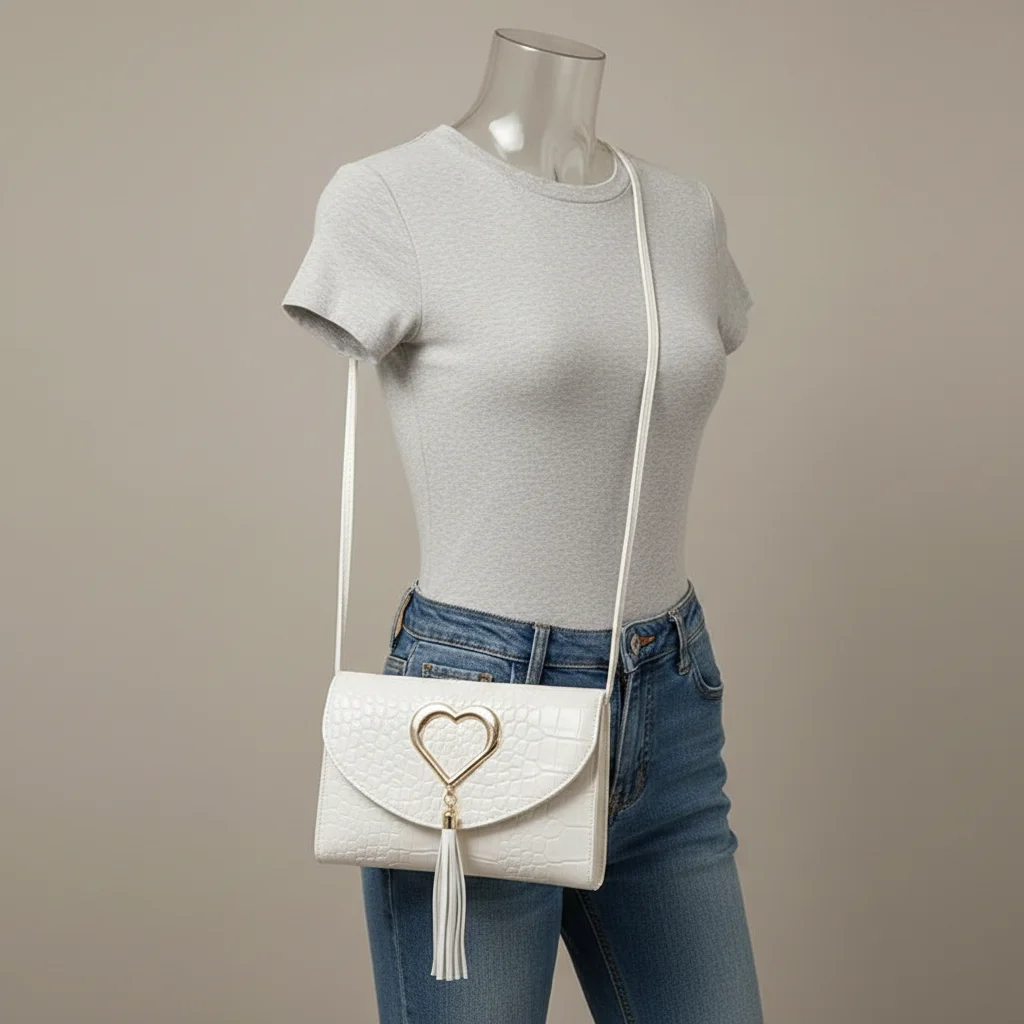 sac chaine simili cuir mariage compact – Image 5