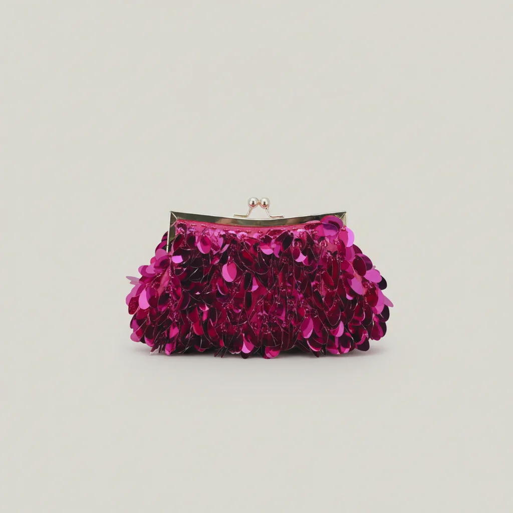Sac chaine soirée métallisé compact – Image 11