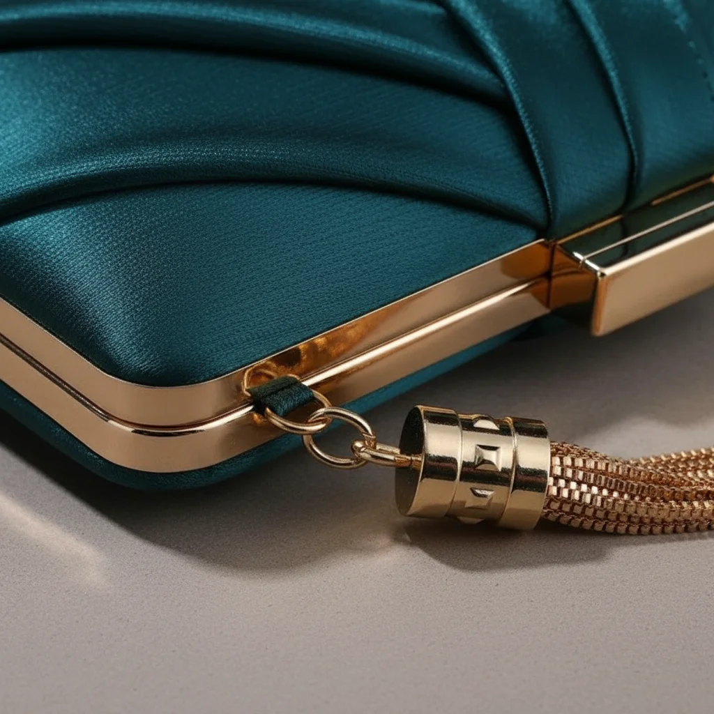 Sac chaine soirée satin élégant – Image 11