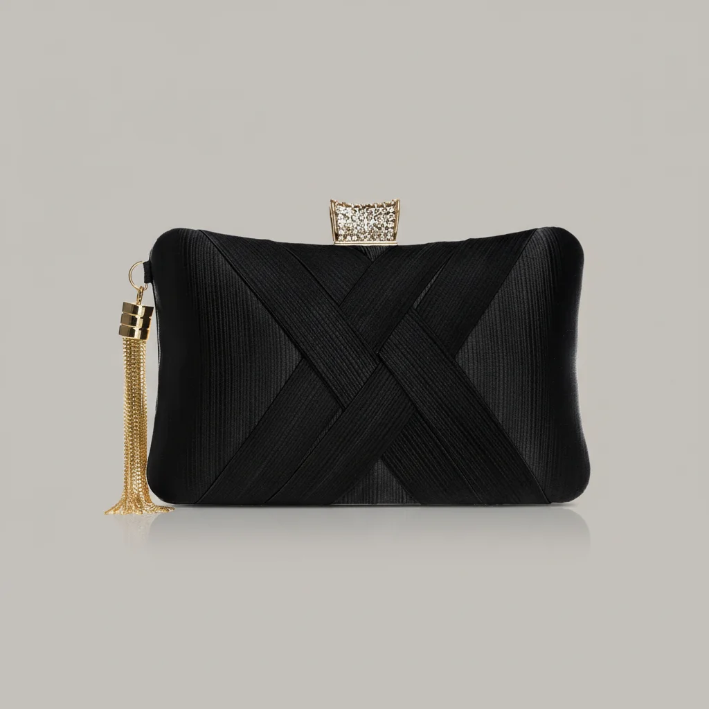 Sac chaine soirée satin élégant – Image 14