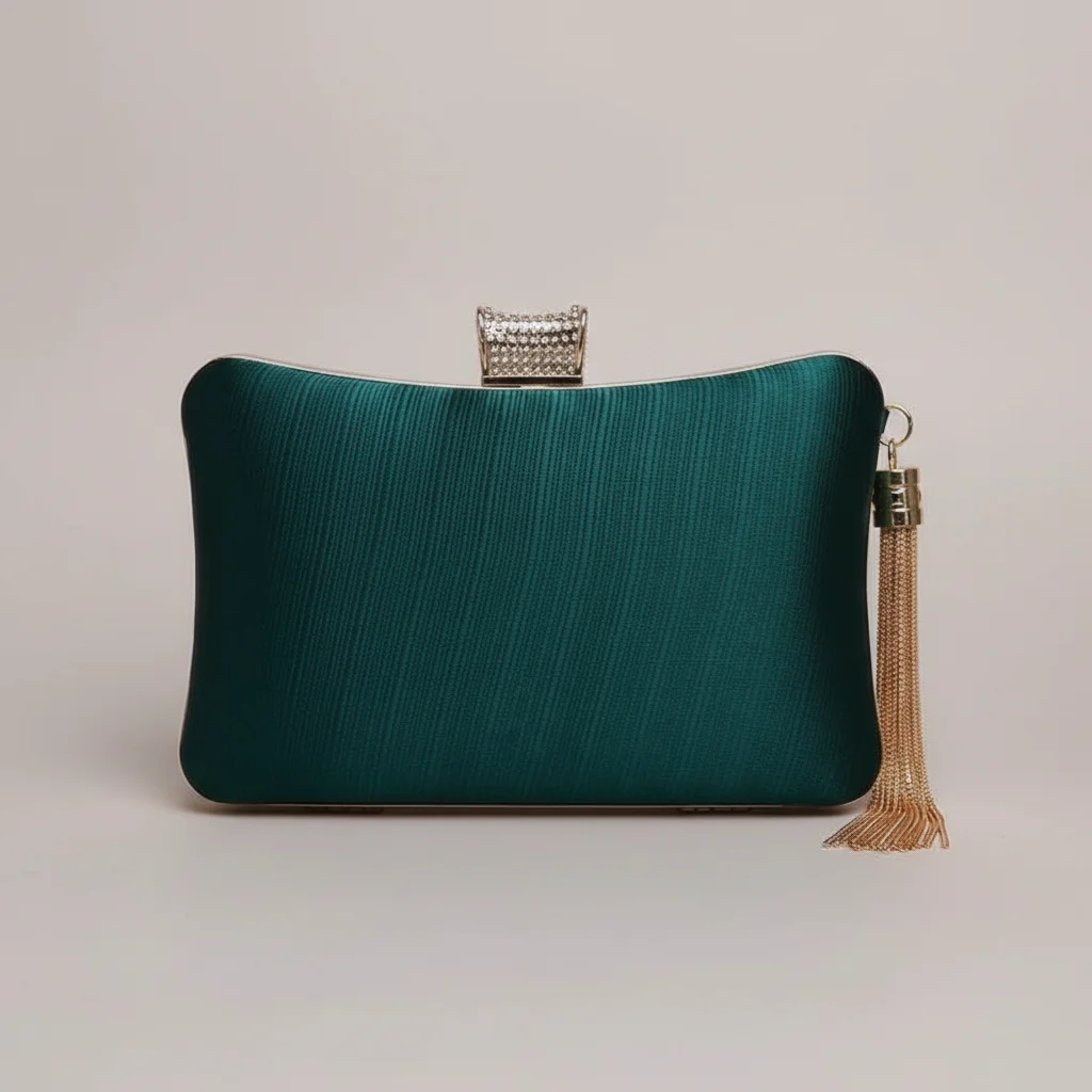 Sac chaine soirée satin élégant – Image 3