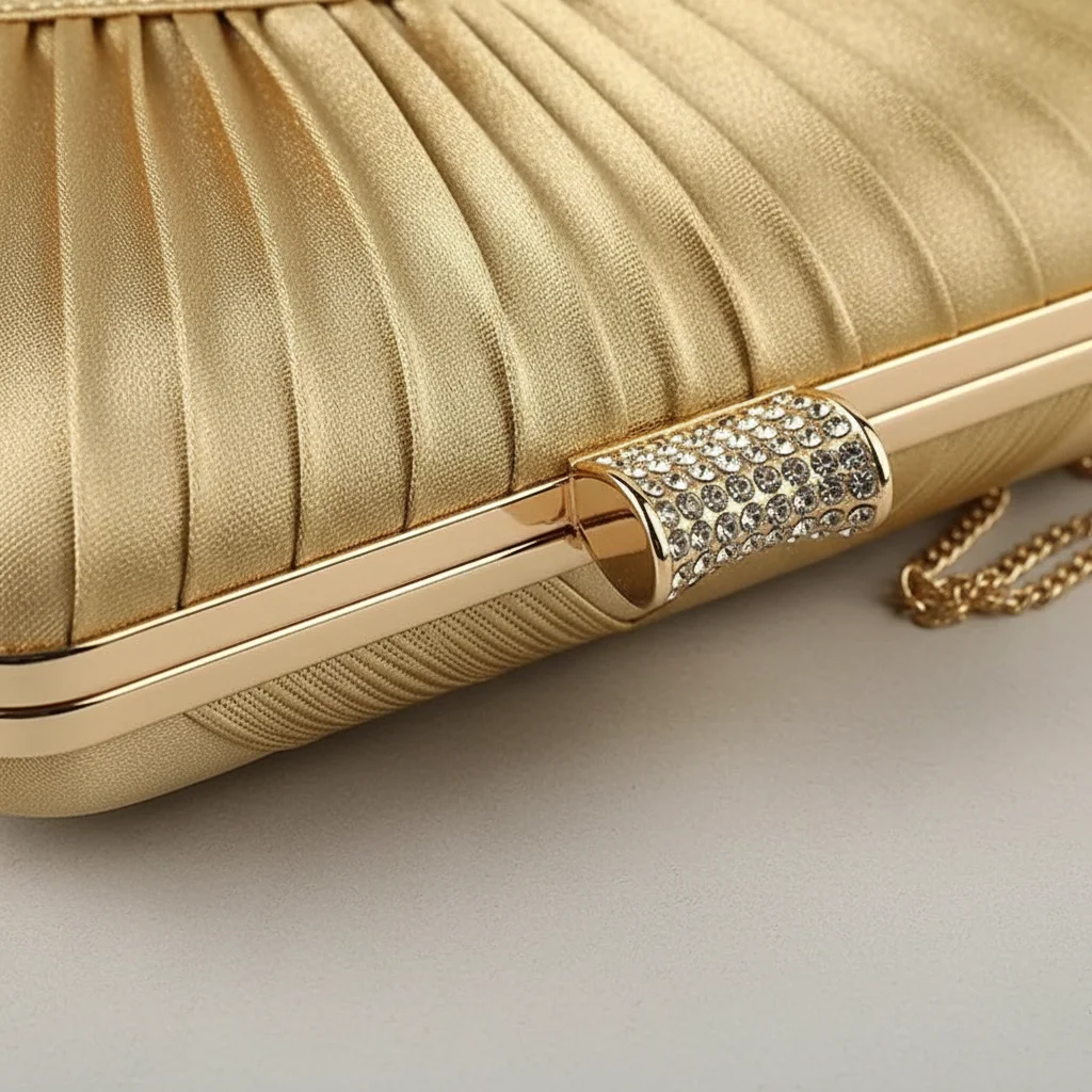 Sac chaine soirée satin élégant – Image 9