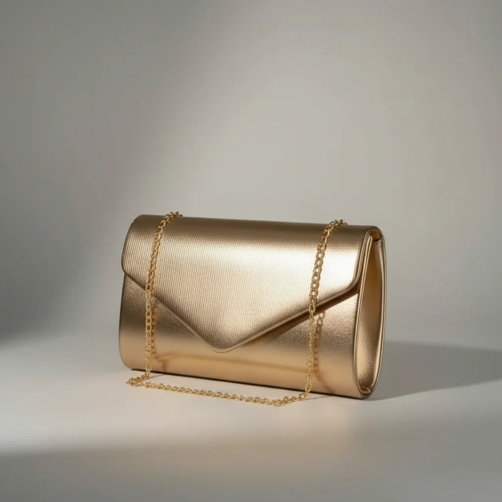 Sac chaine soirée simili cuir élégant – Image 2