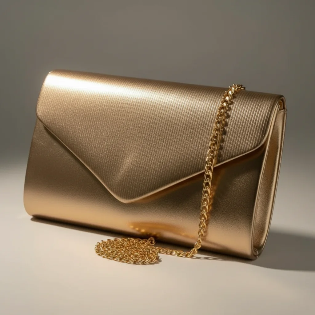 Sac chaine soirée simili cuir élégant – Image 4