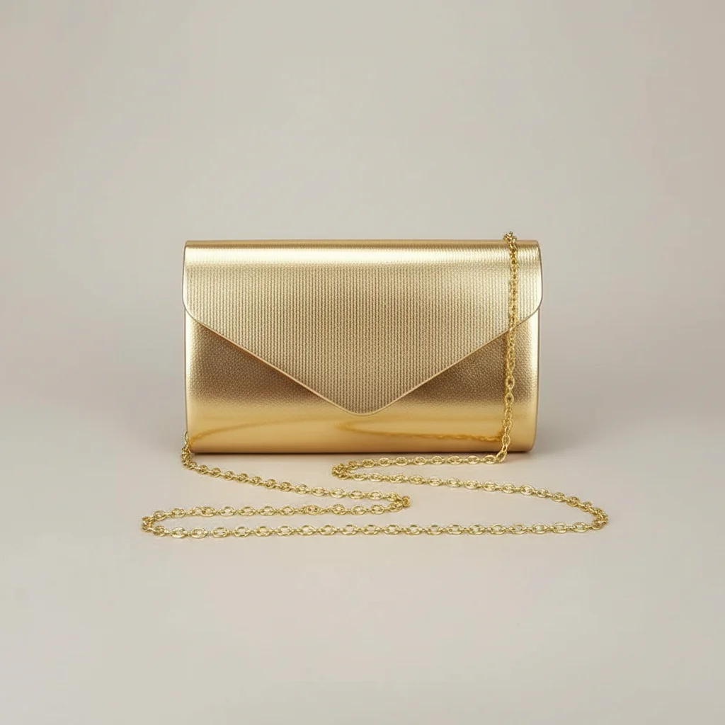 Sac chaine soirée simili cuir élégant – Image 6