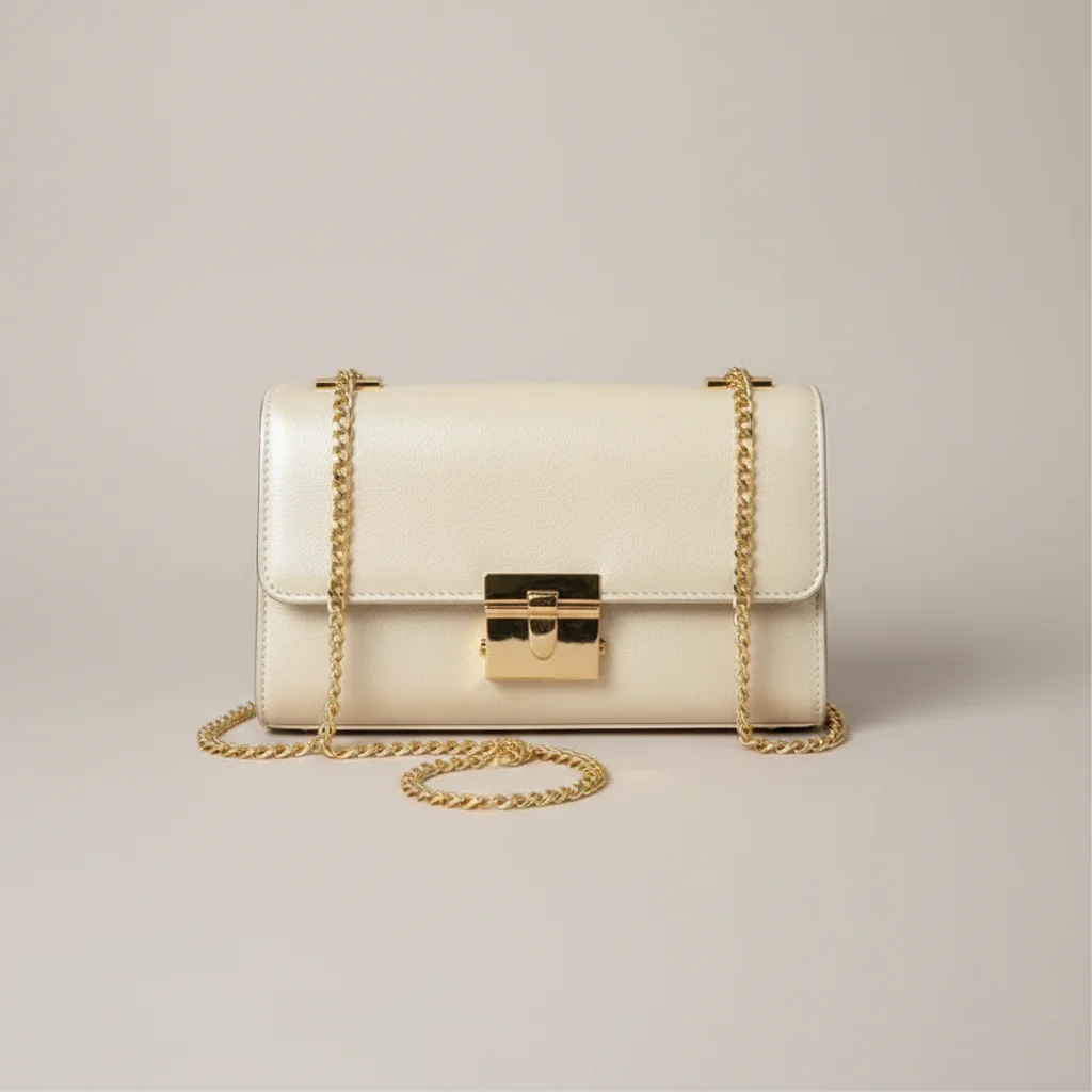 Sac chaine soirée simili cuir élégant – Image 9