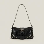 Sac chaine baguette simili cuir clouté