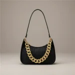 Sac chaine baguette simili cuir texturé
