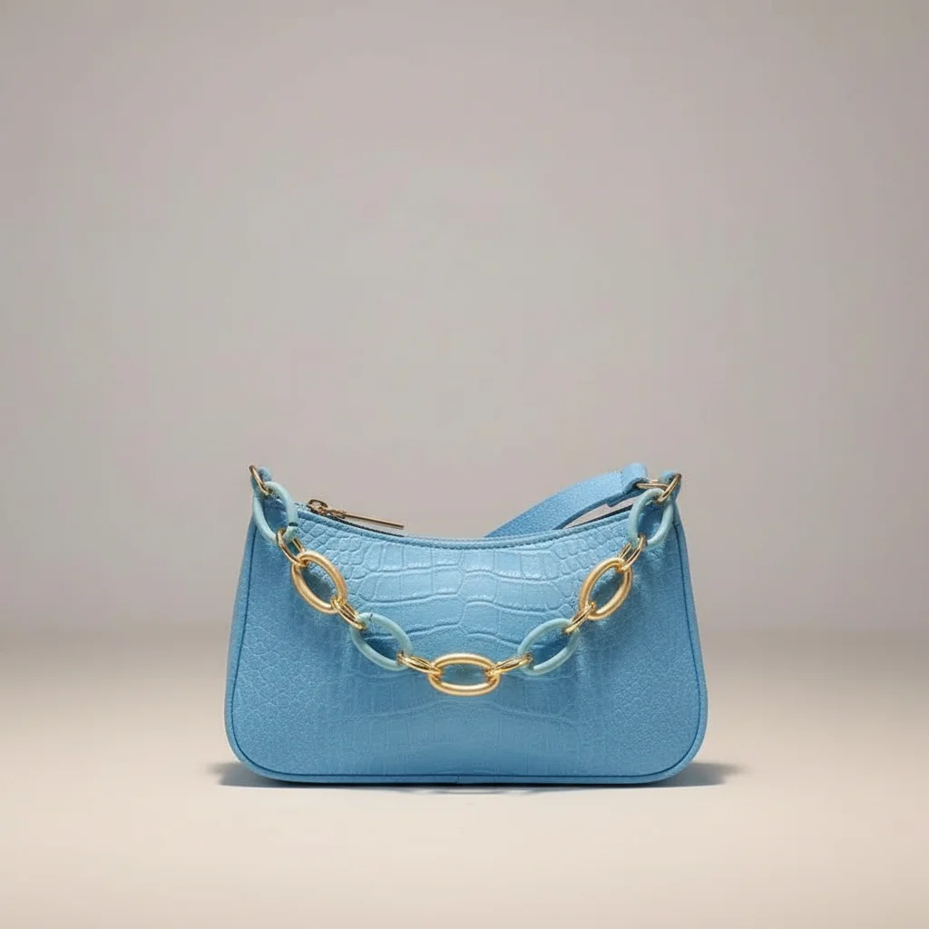 sac chaine baguette tissu compact tendance
