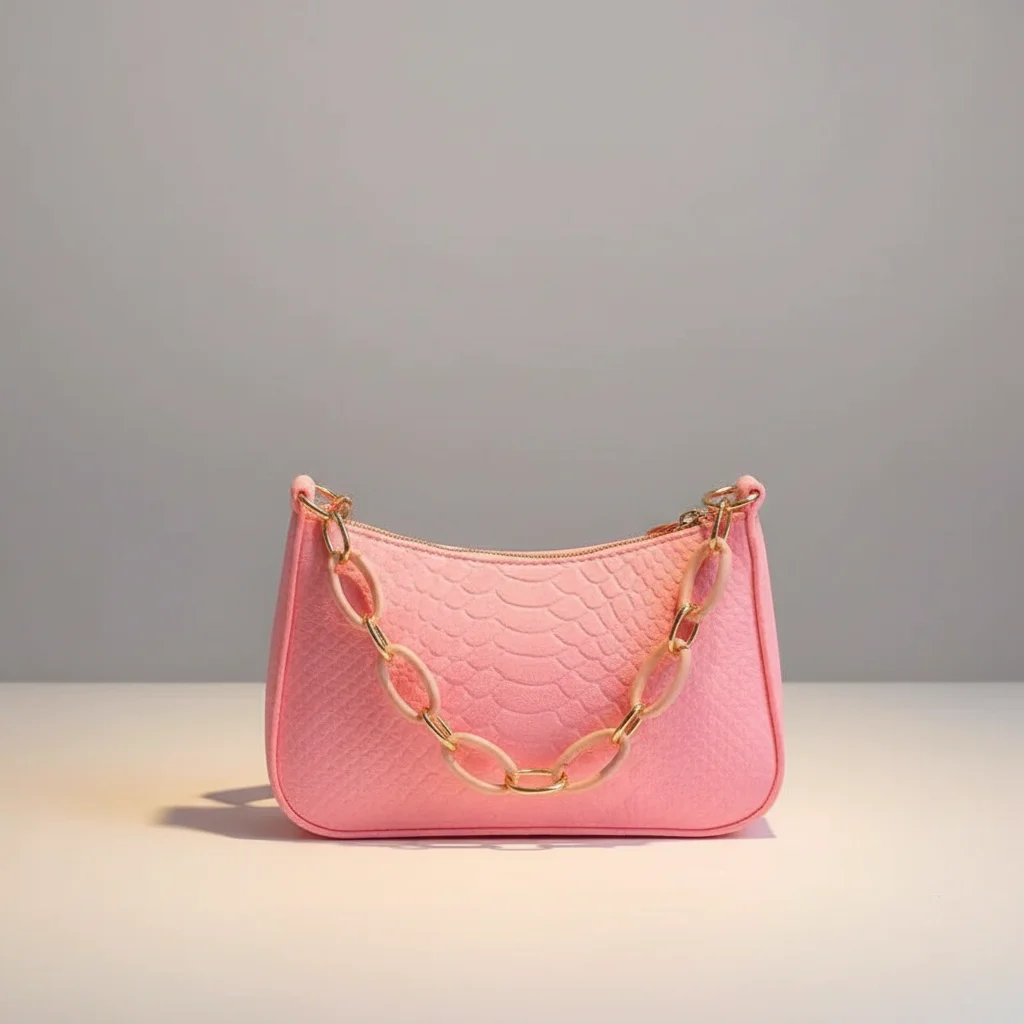 sac chaine baguette tissu compact tendance – Image 13