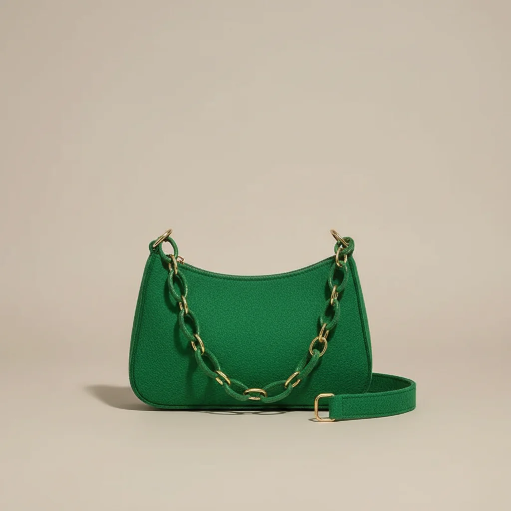 sac chaine baguette tissu compact tendance – Image 15