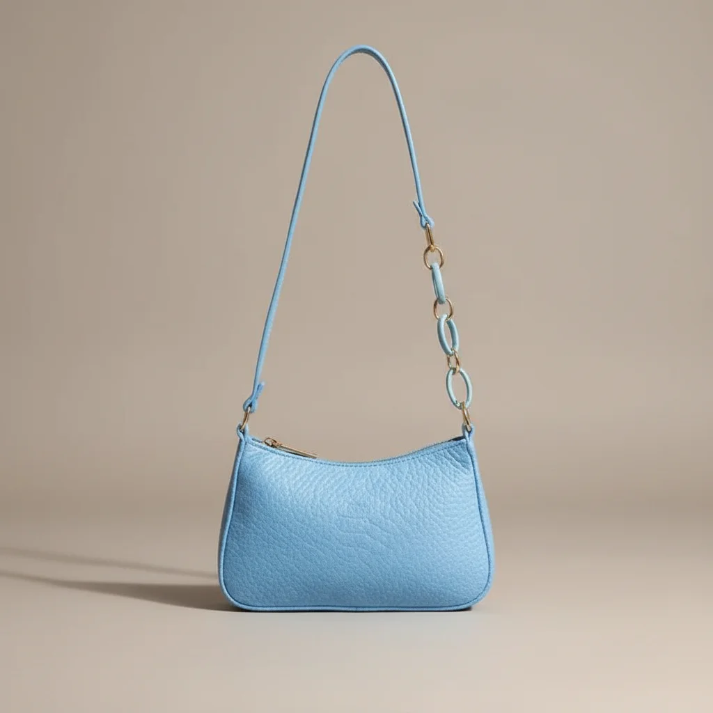 sac chaine baguette tissu compact tendance – Image 17