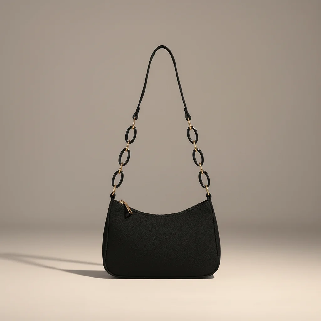 sac chaine baguette tissu compact tendance – Image 18